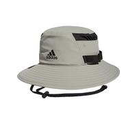 adidas Men's Victory 3 Bucket Hat, Feather Grey/Black, Large-X-Large