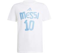 Adidas Messi Name And Number Graphic Tee Kids Blanc 13 ans Male