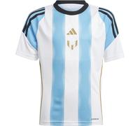 Adidas Messi Training Shirt Juniors Blanc/Bleu 11-12 ans Male