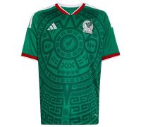 ADIDAS PERFORMANCE T-Shirt fonctionnel 'Mexico 26 Home Kids' vert / vert foncé / rouge / blanc, Taille 140