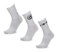 Adidas Mid Cut Crew 3 Pack Unisexe - Chaussettes, Blanc - Taille 37-39 White 37-39