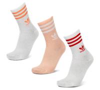 Adidas Mid Cut Crew 3 Pack Unisexe - Chaussettes, Blanc - Taille 40-42 White 40-42