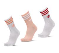 Adidas Mid Cut Crew 3 Pack Unisexe - Chaussettes, Blanc - Taille 43-45 White 43-45