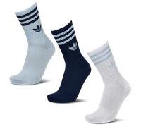 Adidas Mid Cut Crew 3 Pack Unisexe - Chaussettes, Bleu - Taille 40-42 Blue 40-42