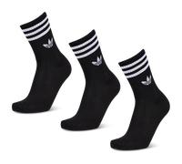 Adidas Mid Cut Crew 3 Pack Unisexe - Chaussettes, Noir - Taille 40-42 Black 40-42