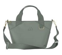 adidas Mini fourre-tout (5L) Small Compact Durable Travel Crossbody Carry Bag, Premium/Silver Green/Gold Metallic, One Size