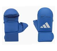 adidas Mitaines karaté WKF avec Pouce (Couleur : Bleu - Taille : XL)