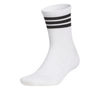 adidas Mixte 3-STRIPE HALF CREW SOCK, white/black, 40-42