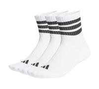Adidas Chaussettes mi-montantes 3 bandes rembourrées – 3 paires – blanc/noir/noir 42-45