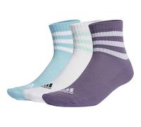 adidas Mixte 3-Stripes Cushioned Sportswear Mid-Cut Socks 3 Pairs