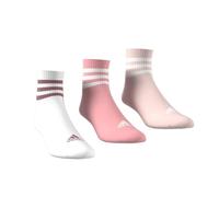 adidas Mixte 3-Stripes Cushioned Sportswear Mid-Cut Socks 3 Pairs