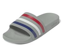 adidas Mixte Adilette Aqua Slides, grey two/mystery ink/pure ruby, 47 EU