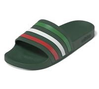 adidas Mixte Adilette Aqua Slides, team dark green/ftwr white/bright red, 39 EU