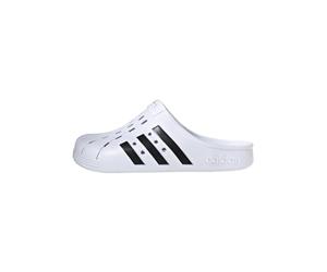 adidas Mixte Adilette Clogs, Cloud White/Core Black/Cloud White, 37 EU