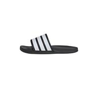 Adidas Claquettes Adilette Comfort 2.0 Mixte - Noir/Blanc/Carbone - Taille 43