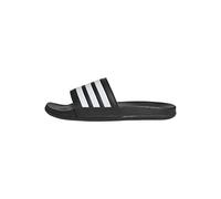adidas Mixte Adilette Comfort Slides, Core Black / Cloud White, 44.5 EU
