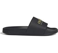 adidas Mixte ADILETTE SHOWER SLIDES, COREBLACK/COREBLACK/MATTEGOLD, 43 EU