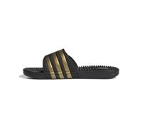 adidas Mixte Adissage Slides TOBOGGANS, Core Black/Gold Metallic/Core Black, 40.5 EU