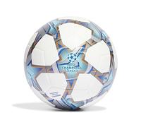 Adidas Mixte Ball (Machine-Stitched) UCL Trn, Top:White/Silver Met./Bright Cyan/Shock Purple Bottom:Iron Met./Solar Orange, IA0952, 4