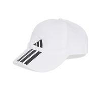 adidas Mixte Baseball Cap 3 Stripes Climaproof, White/Black, S