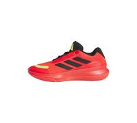 adidas Mixte BB Legends Low Chaussures de Basket-Ball, Lucid Red/Core Black/Lucid Lemon, 42 2/3 EU