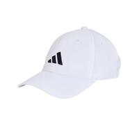adidas Mixte Bball Lt EMB New Logo Hat, White/Black, M-L
