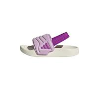 adidas Mixte bébé ADILETTE ESTRAP 2.0 SLIDES INFANTS, off white/purple burst/bliss lilac, 24 EU