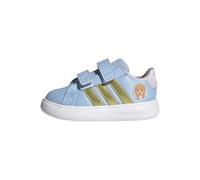 adidas Mixte bébé Disney Frozen Grand Court 3.0 Shoes Infants, Glow Blue/Gold met./Ice Lavender, 21 EU