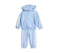 adidas Mixte bébé Essentials Hooded Jogger Track Suit, glow blue/white, 3-4 Years