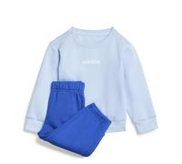 adidas Mixte bébé ESSENTIALS LINEAR LOGO JOGGER, glow blue/white, 9-12 Months