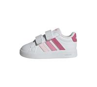 adidas Mixte bébé Grand Court 3.0 Shoes Infants, FTWR White/Pink Fusion/Bliss Pink, 24 EU