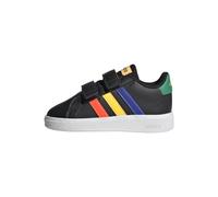 Chaussures adidas Grand Court Hook and Loop noir pur vert bébé - 19
