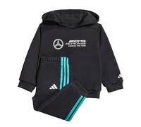 adidas Mixte bébé MERCEDES - AMG PETRONAS FORMULA ONE TEAM DNA BABY JOGGER LONG SLEEVE, black/white, 3-6 Months