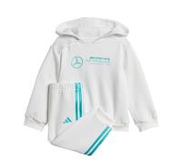 adidas Mixte bébé MERCEDES - AMG PETRONAS FORMULA ONE TEAM DNA BABY JOGGER LONG SLEEVE, white/semi mint rush, 9-12 Months
