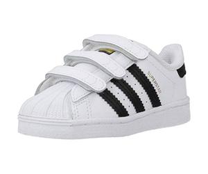 adidas Mixte Bébé Superstar CF, Footwear White/Core Black/Footwear White, 19 EU