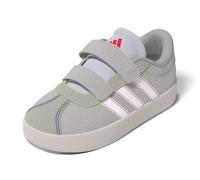 adidas Mixte bébé VL Court 3.0 Shoes Infants Chaussures, Dash Grey/FTWR White/Lime Burst, 24 EU