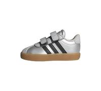 adidas Mixte bébé VL Court 3.0 Shoes Infants, Silver met./Core Black/LGH Solid Grey, 22 EU