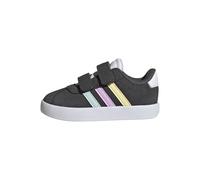 adidas Mixte bébé VL Court Shoes, Grey Six/Halo Mint/Bliss Lilac, 20 EU