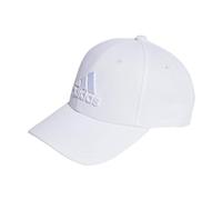 adidas Mixte Big Tonal Logo Baseball Cap, White, M
