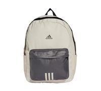 adidas Mixte Classic Badge of Sport 3-Stripes Backpack, Aluminium/Black/Aluminium, One Size