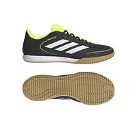 adidas Mixte Copa Indoor Court League Football Boots Chaussures, Core Black/FTWR White/Lucid Lemon, 40 2/3 EU