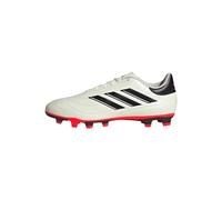 adidas Mixte Copa Pure II Club Flexible Ground Boots Chaussures de Football, Ivory/Core Black/Solar Red, 42 2/3 EU