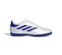 adidas Mixte Copa Pure II Club Football Boots Turf Chaussures, Footwear White/Lucid Blue/Solar Red, 40 2/3 EU