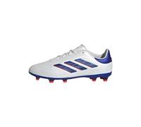 adidas Mixte Copa Pure II League Football Boots Firm Ground Chaussures, Cloud White Lucid Blue Solar Red, 44 2/3 EU