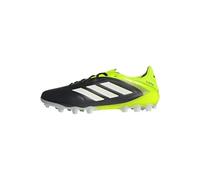 adidas Mixte Copa Pure III League 2G/3G Artificial Ground Football Boots Chaussures, Core Black/Cloud White/Lucid Lemon, 44 EU