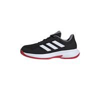 adidas Mixte Court Spec 2 Tennis Shoes, Core Black / Cloud White / Scarlet, 39 1/3 EU