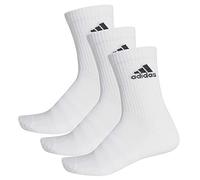 adidas Mixte Cush Crw 3pp CREW SOCKS, Blanc/Noir, S EU