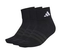 adidas Mixte CUSHIONED SPORTSWEAR ANKLE SOCKS 3 PAIR PACK, black/black/white, 45-48
