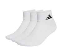 Adidas Chaussettes de cheville rembourrées Sportswear 3 paires Blanc/Blanc/Noir 42-45