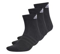 adidas Mixte Cushioned Sportswear Ankle Socks 3 Pairs, Black / White, 4.5-6
